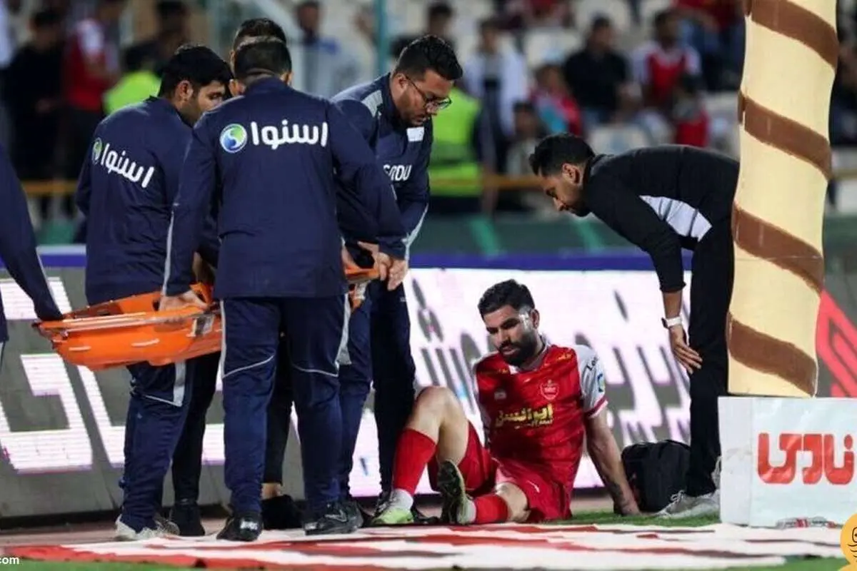 ستاره پرسپولیس بازی با تراکتور را از دست داد