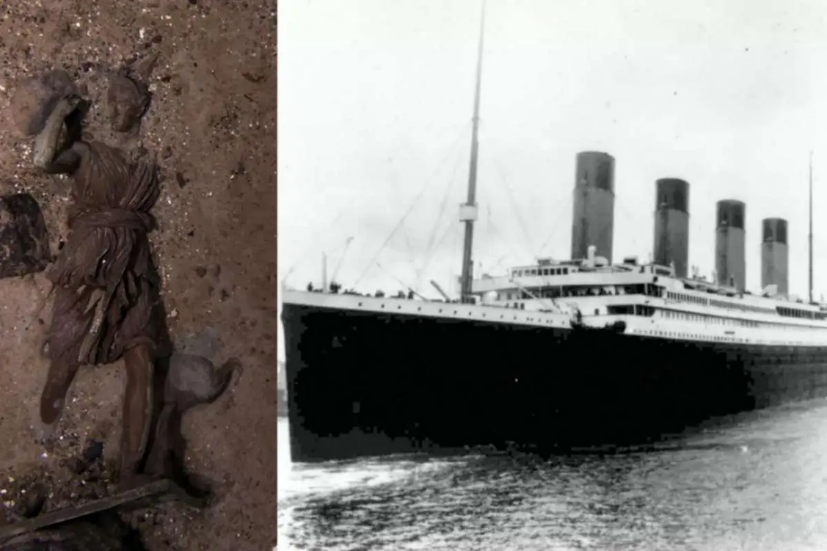 جرییات جدید از لاشه کشتی تایتانیک؛ از فروریختن نرده‌های نمادین تا پیدا شدن مجسمه برنزی گمشده