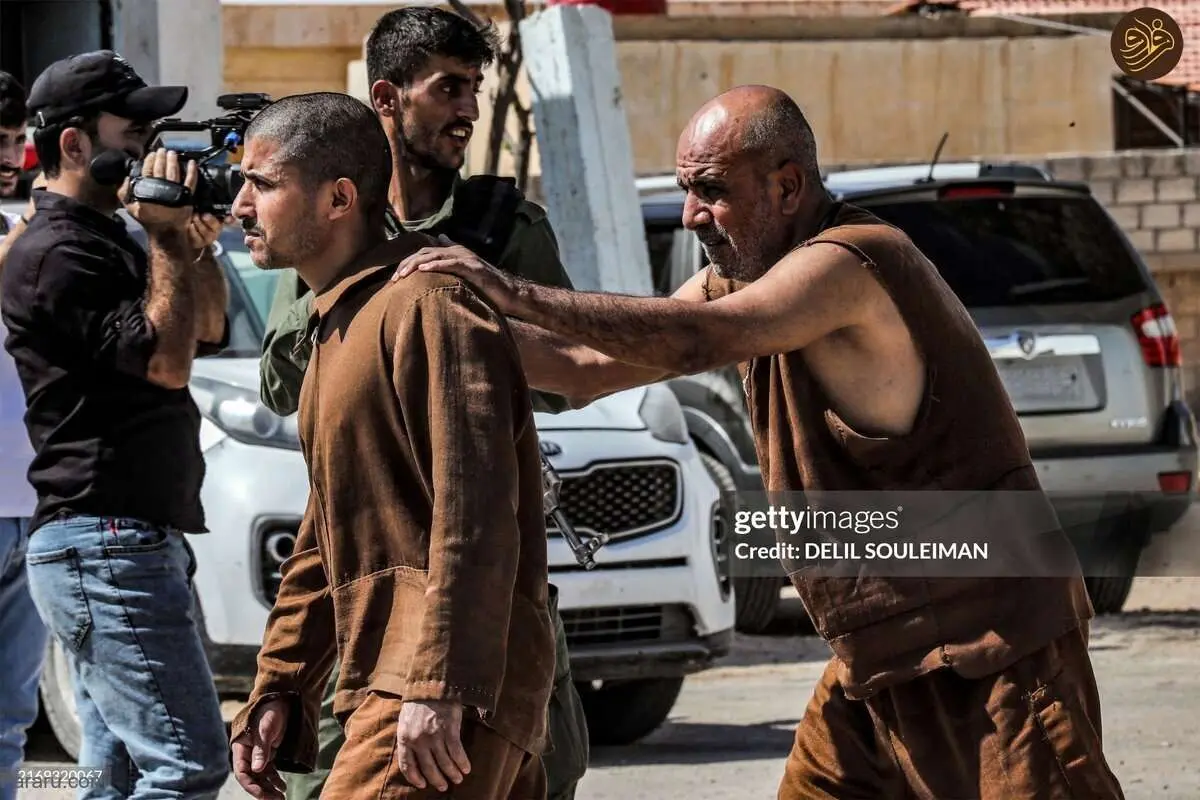 (تصاویر) دهها عضو داعش از زندان مرکزی حسکه سوریه آزاد شدند