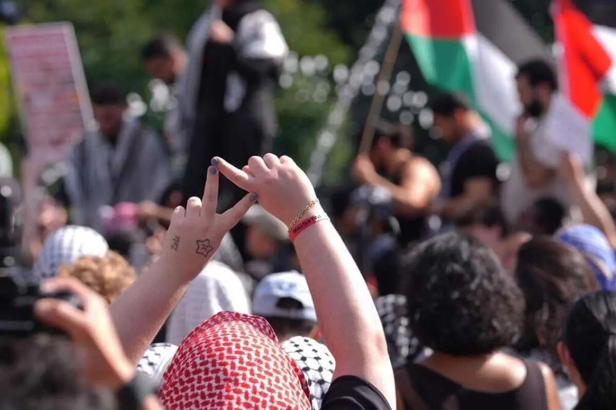 (تصاویر) تظاهرات حمایت از فلسطین در نیویورک