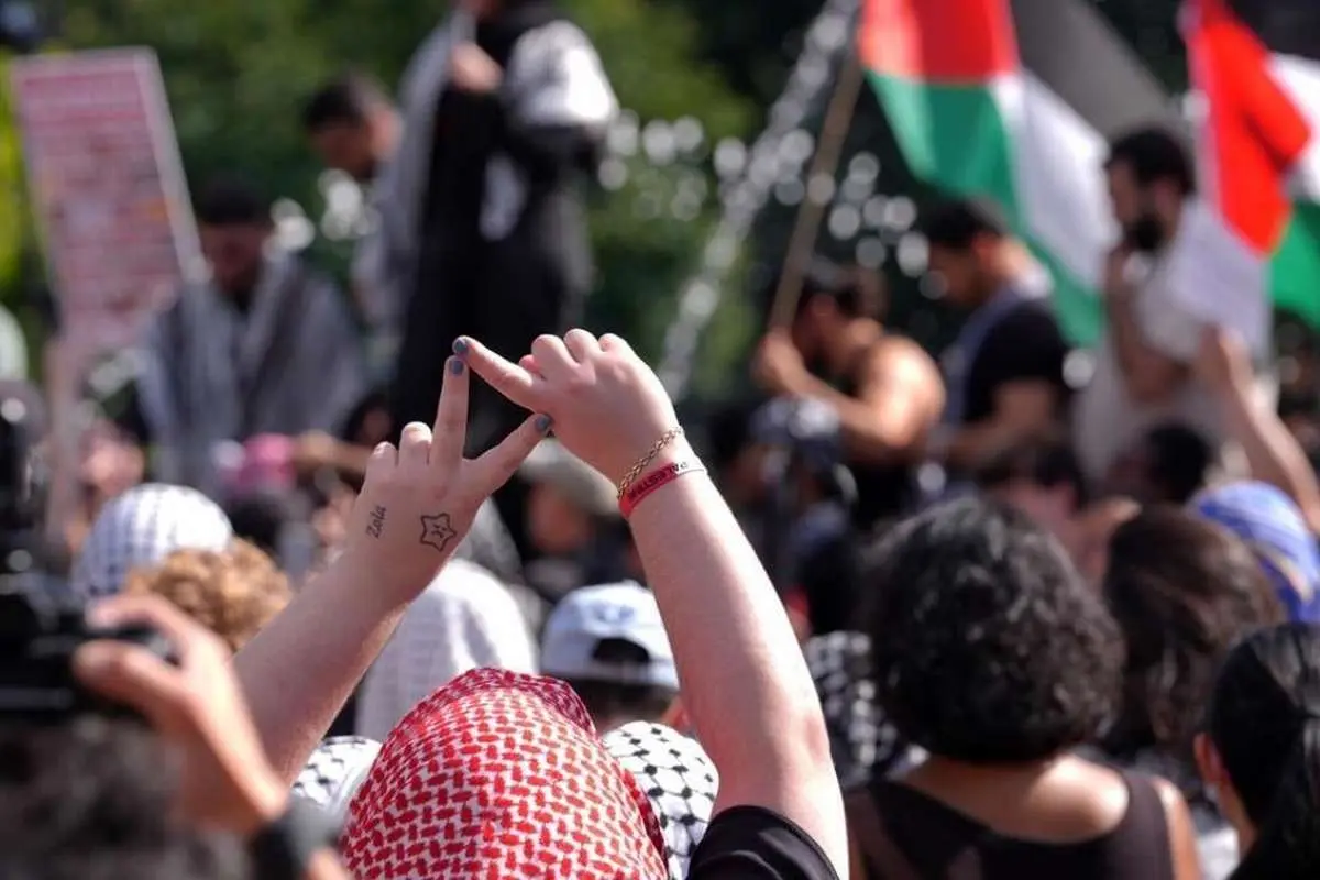 (تصاویر) تظاهرات حمایت از فلسطین در نیویورک