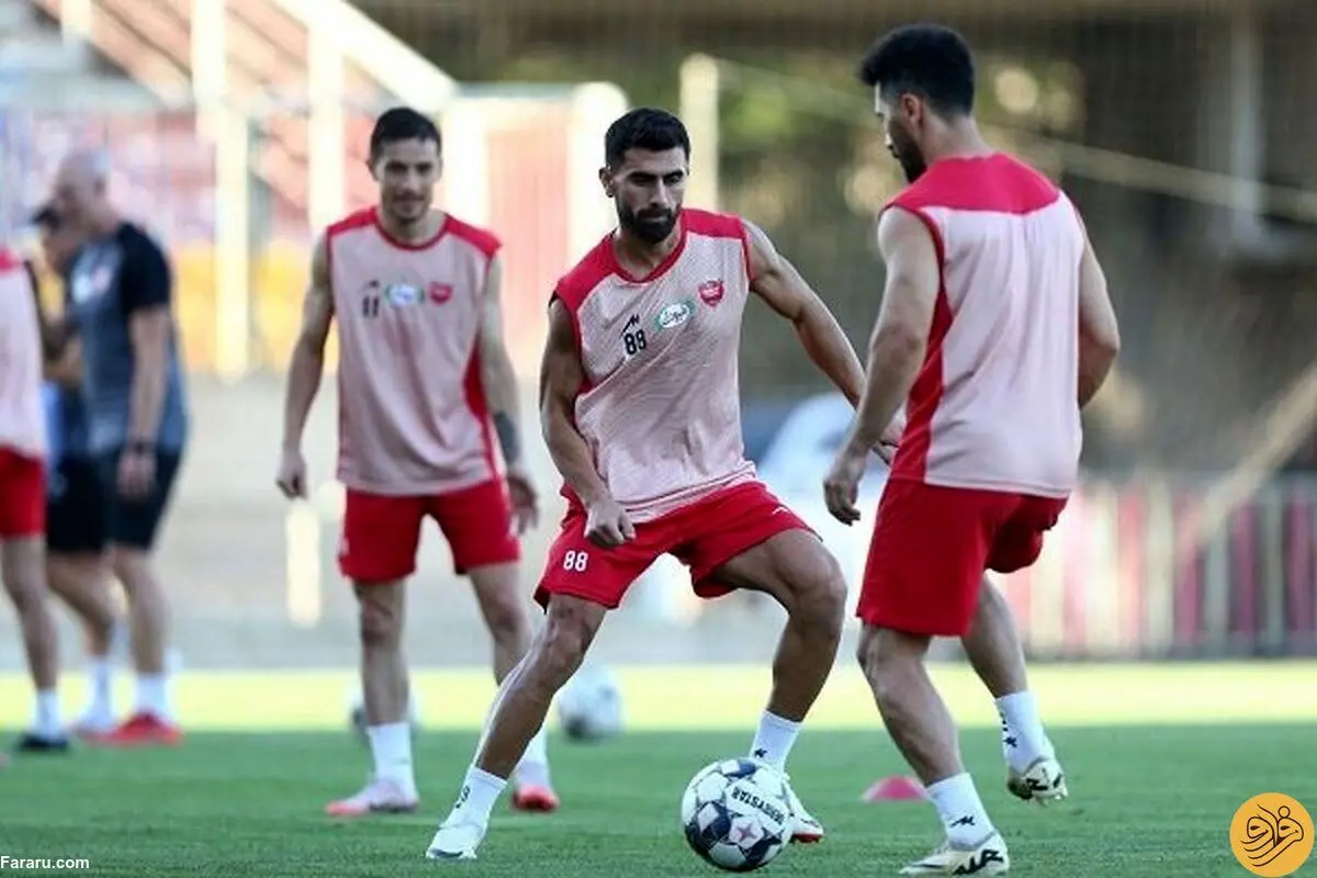 (عکس) واکنش خبرساز هافبک پرسپولیس به جدایی