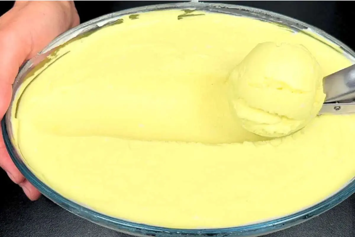 (ویدئو) طرز تهیه بستنی لیمویی در ۱۰ دقیقه