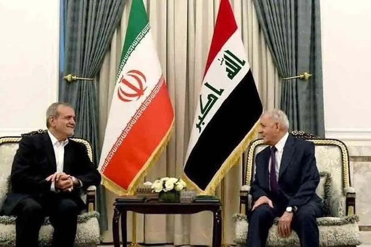 دیدار پزشکیان با رئیس‌جمهور عراق