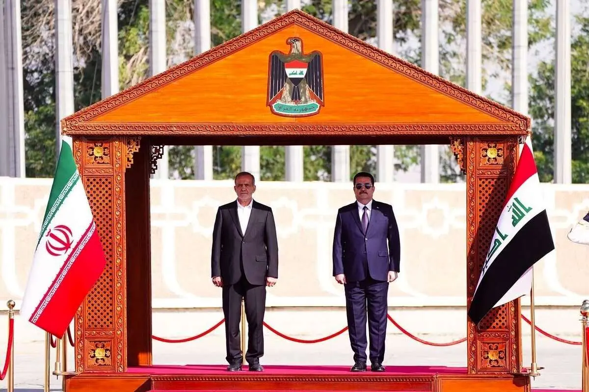 پزشکیان پیام رهبرانقلاب را به نخست وزیر عراق رساند