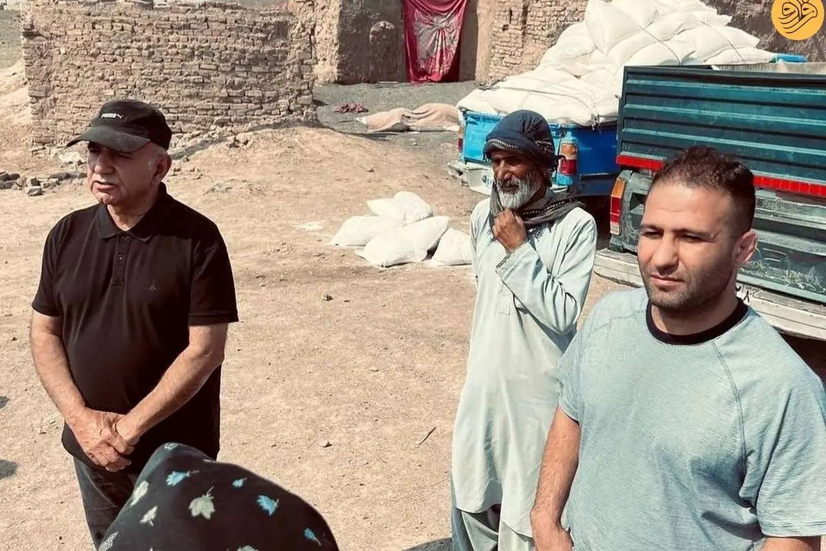 (عکس) پرویز پرستویی در کوره پزخانه