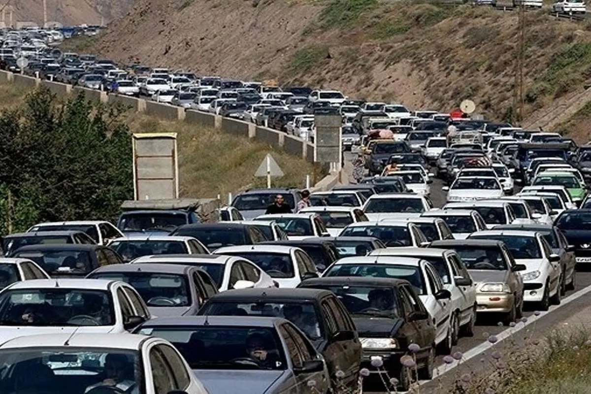 ترافیک در محورهای ورودی مازندران