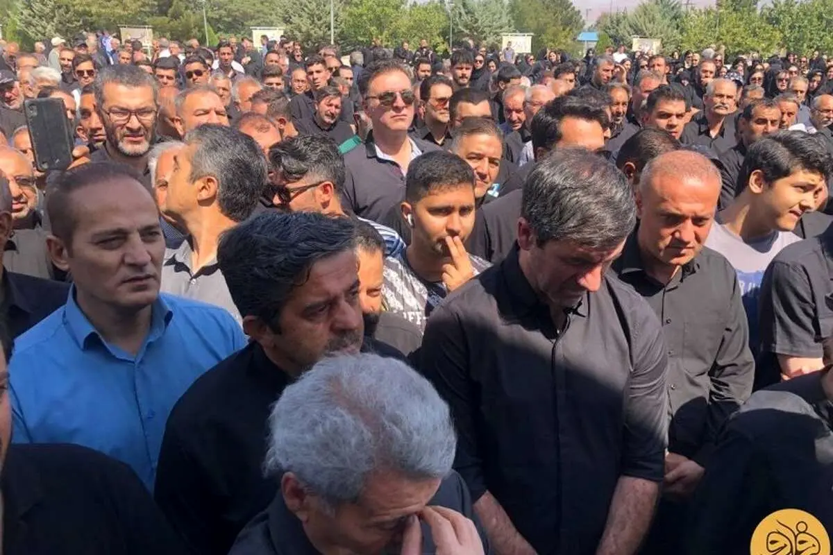 همراهی باشکوه مردم تبریز با غم بزرگ کریم باقری