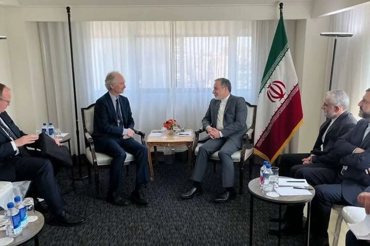 (ویدئو) دیدار عراقچی با نماینده دبیرکل سازمان ملل متحد در امور سوریه