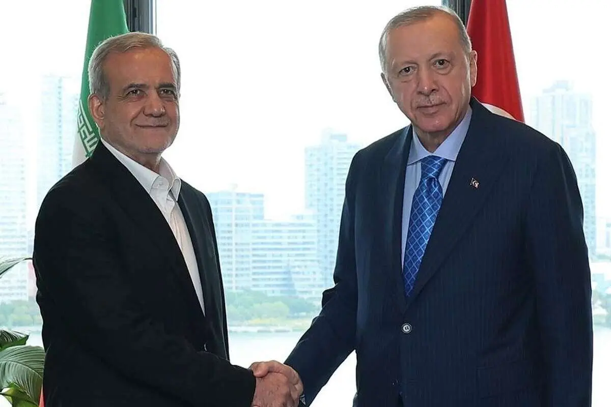 اردوغان و پزشکیان در «خانه ترک» دیدار کردند