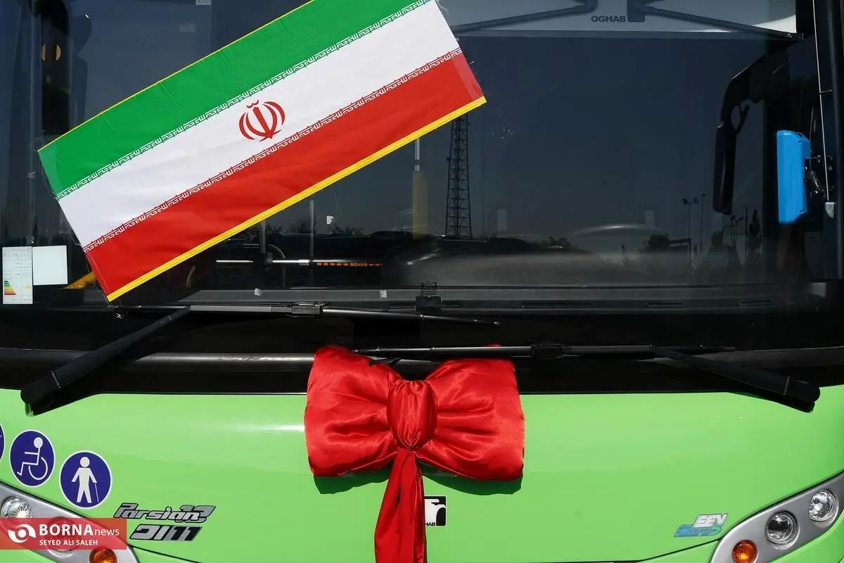 (تصاویر)  ۱۰۰ اتوبوس جدید پاپیون‌زده در تهران