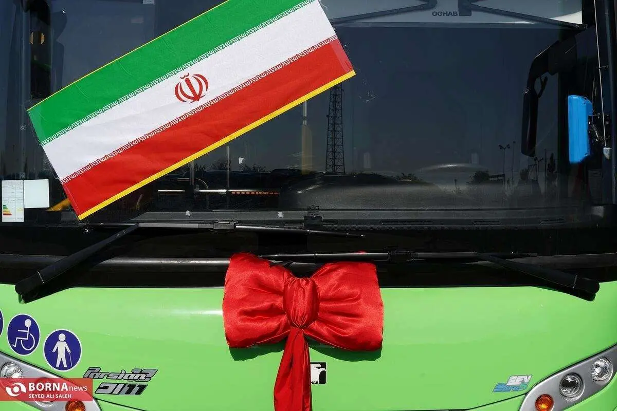 (تصاویر)  ۱۰۰ اتوبوس جدید پاپیون‌زده در تهران