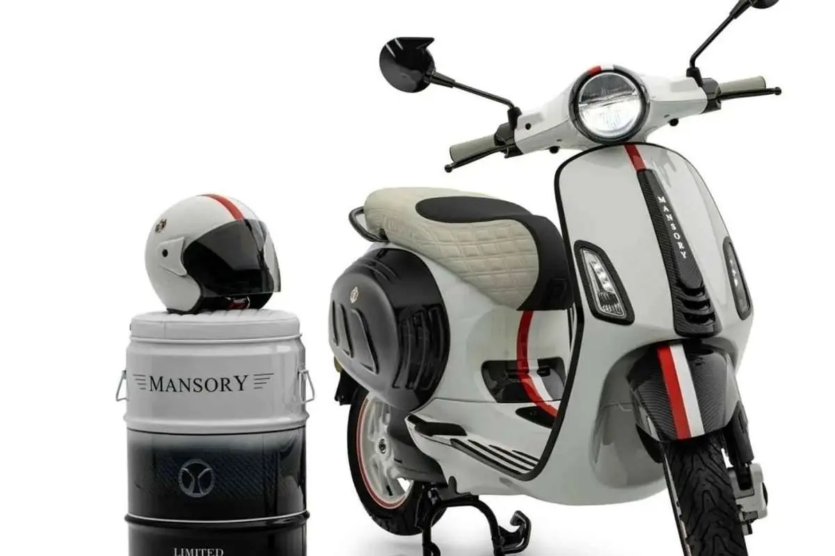 (عکس) پروژه جدید منصوری بر مبنای «اسکوتر وسپا»