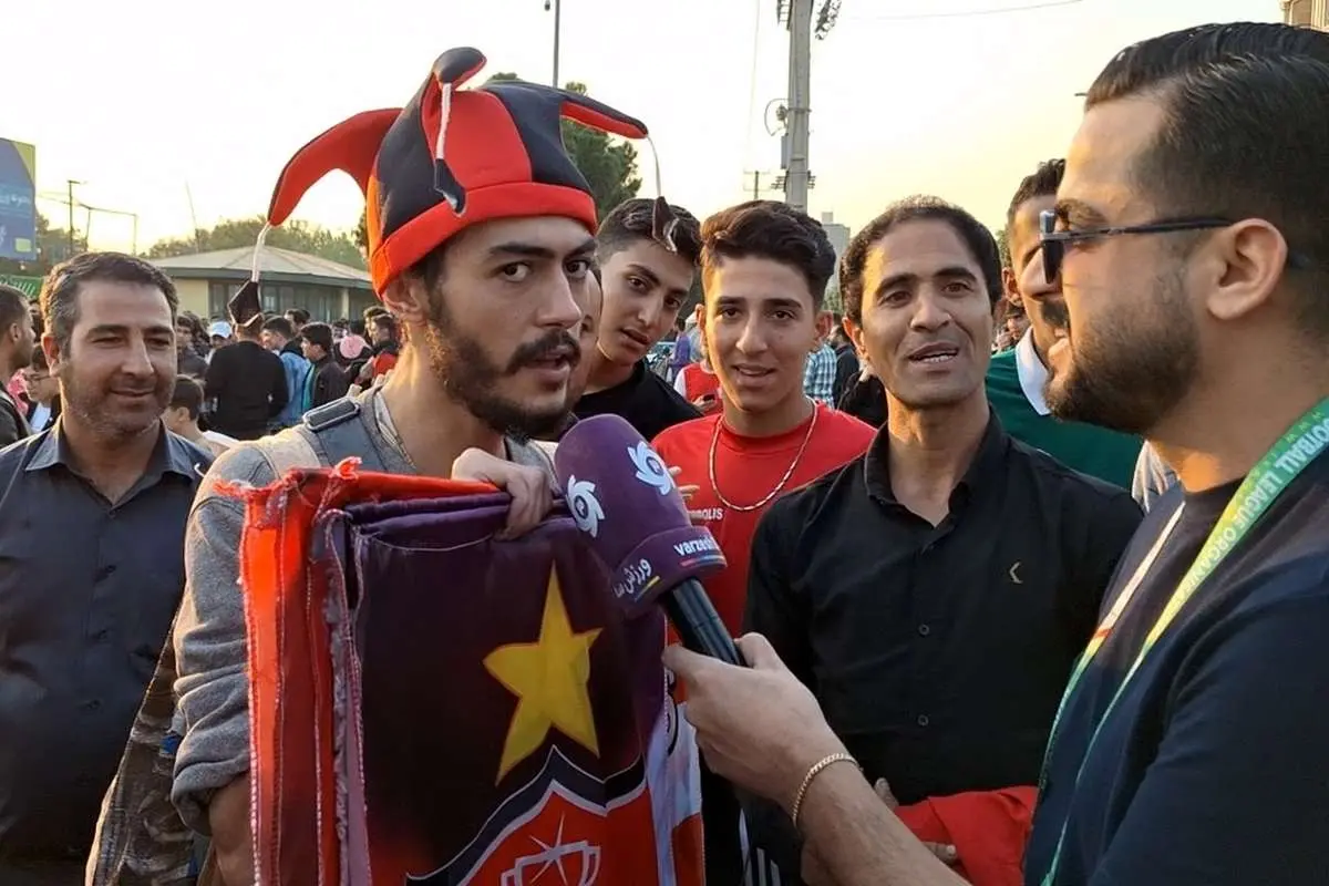 (ویدیو) سکوهای شهرقدس قبل از بازی پرسپولیس - پاختاکور
