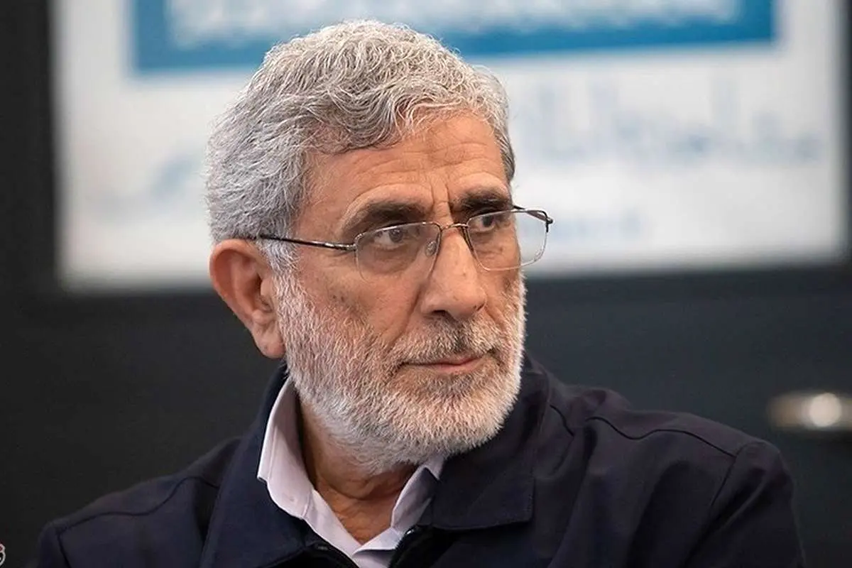 معاون نیروی قدس سپاه: حال سردار قاآنی خوب است؛ نیازی به بیانیه دادن نیست