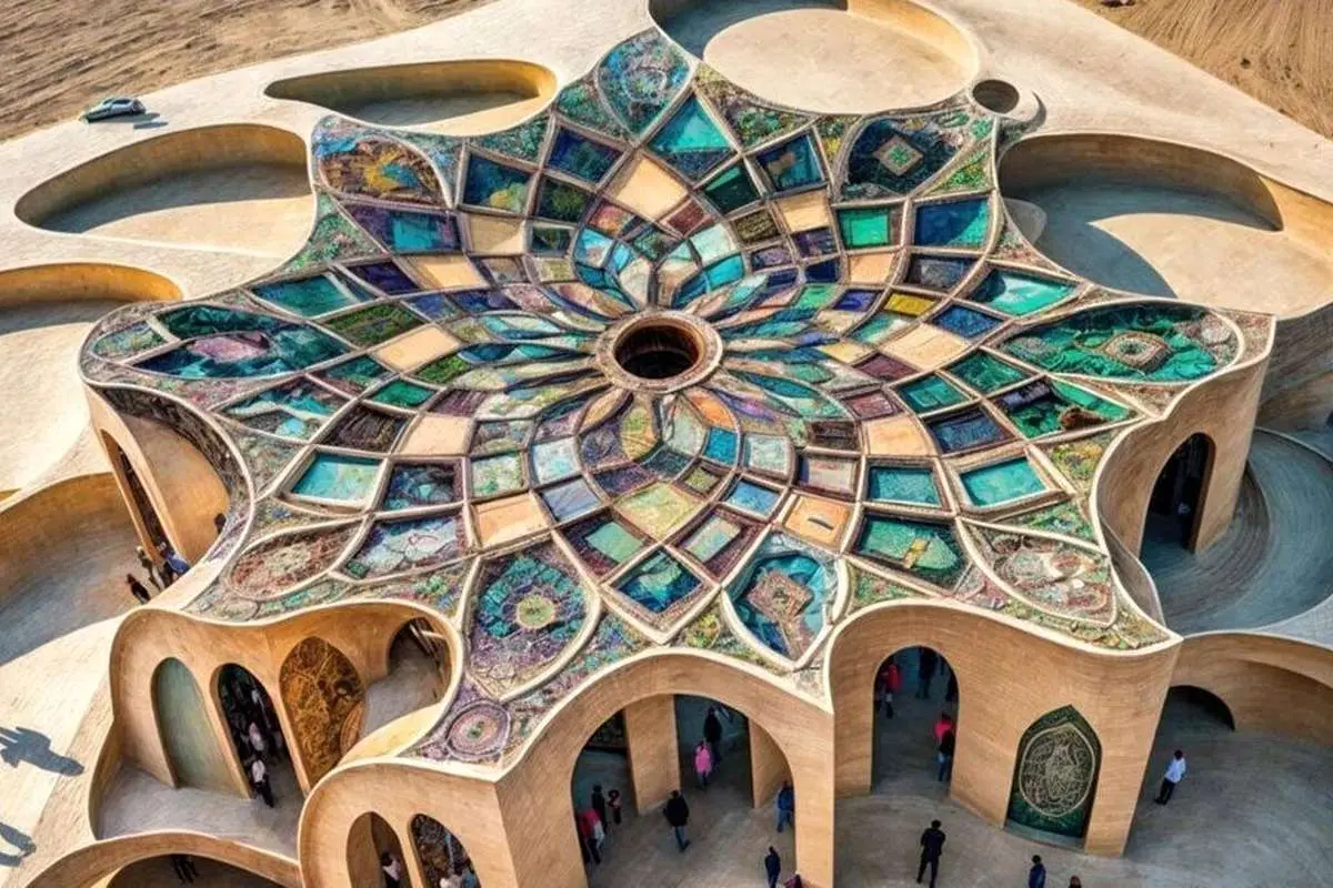 سراب در دل کویر: رویاپردازی زیبای معماری شرقی (تصاویر)