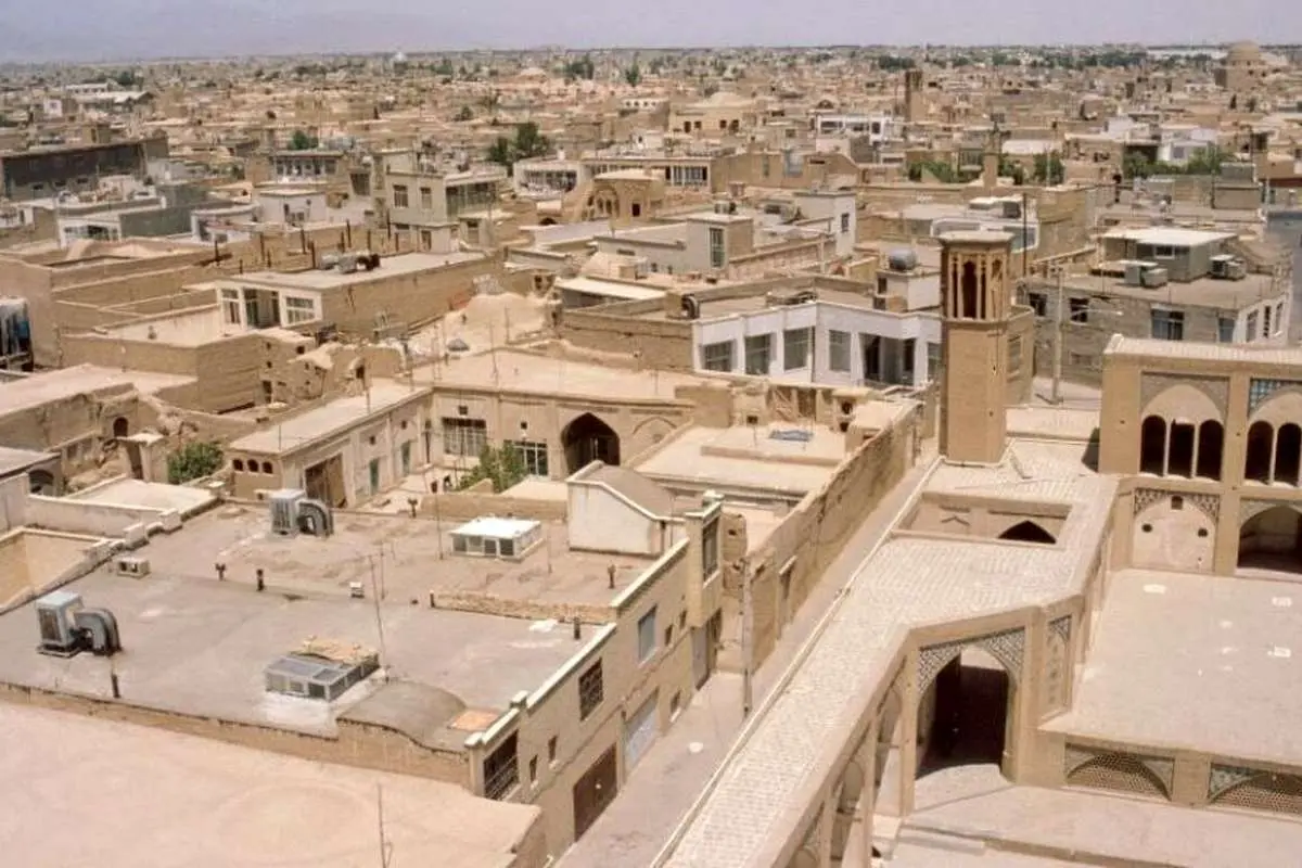 (تصاویر) عکس هوایی کاشان؛ سال ۱۳۰۳