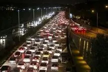 ترافیک پنج کیلومتری در کندوان و هراز

