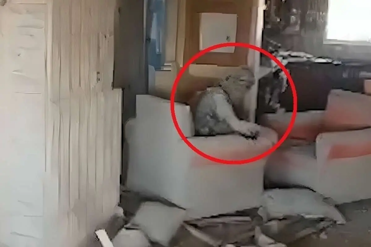 (ویدئو) شلیک تانک صهیونیستی به محل حضور یحیی السنوار قبل از ورود پهپاد