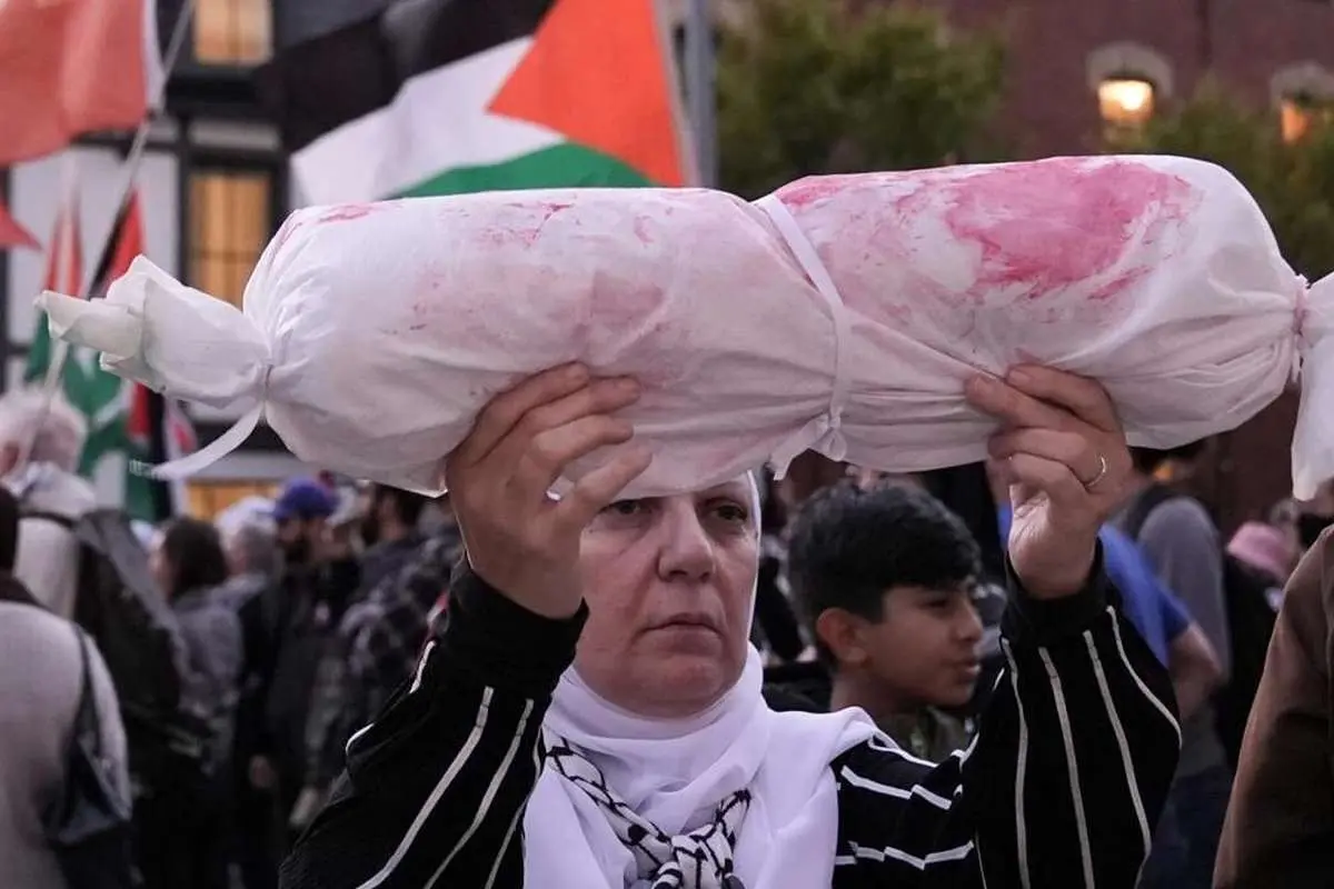 تظاهرات حمایت از فلسطین و لبنان در تورنتو کانادا (تصاویر)