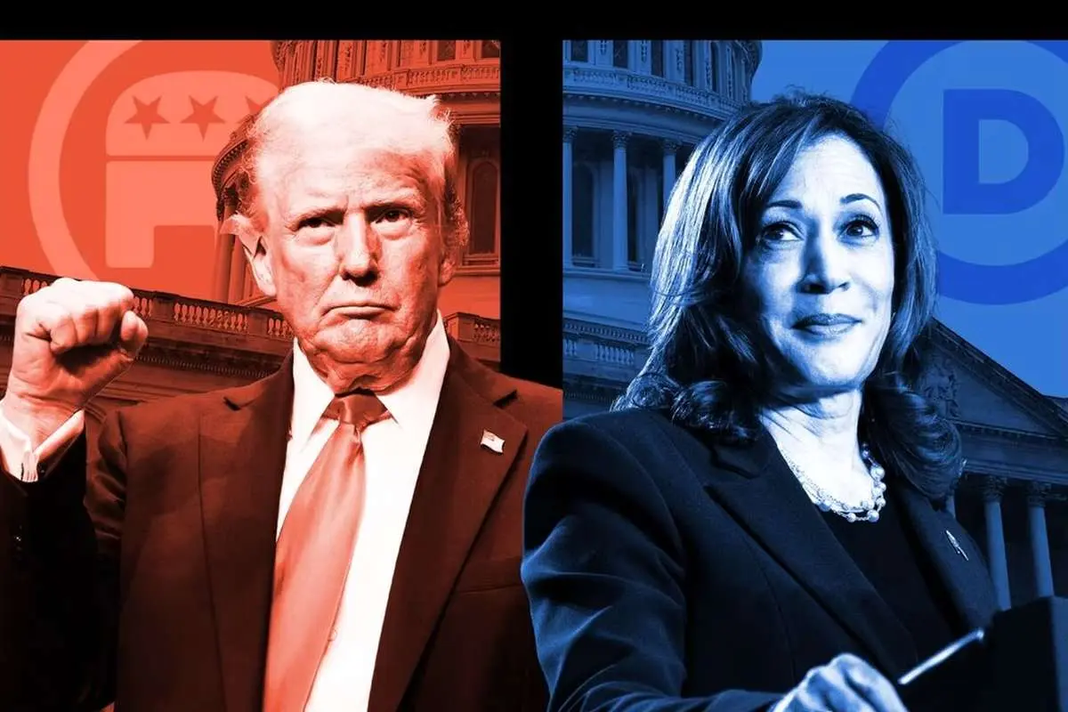 ترامپ برای اولین بار در نظرسنجی‌ها از هریس پیشی گرفت