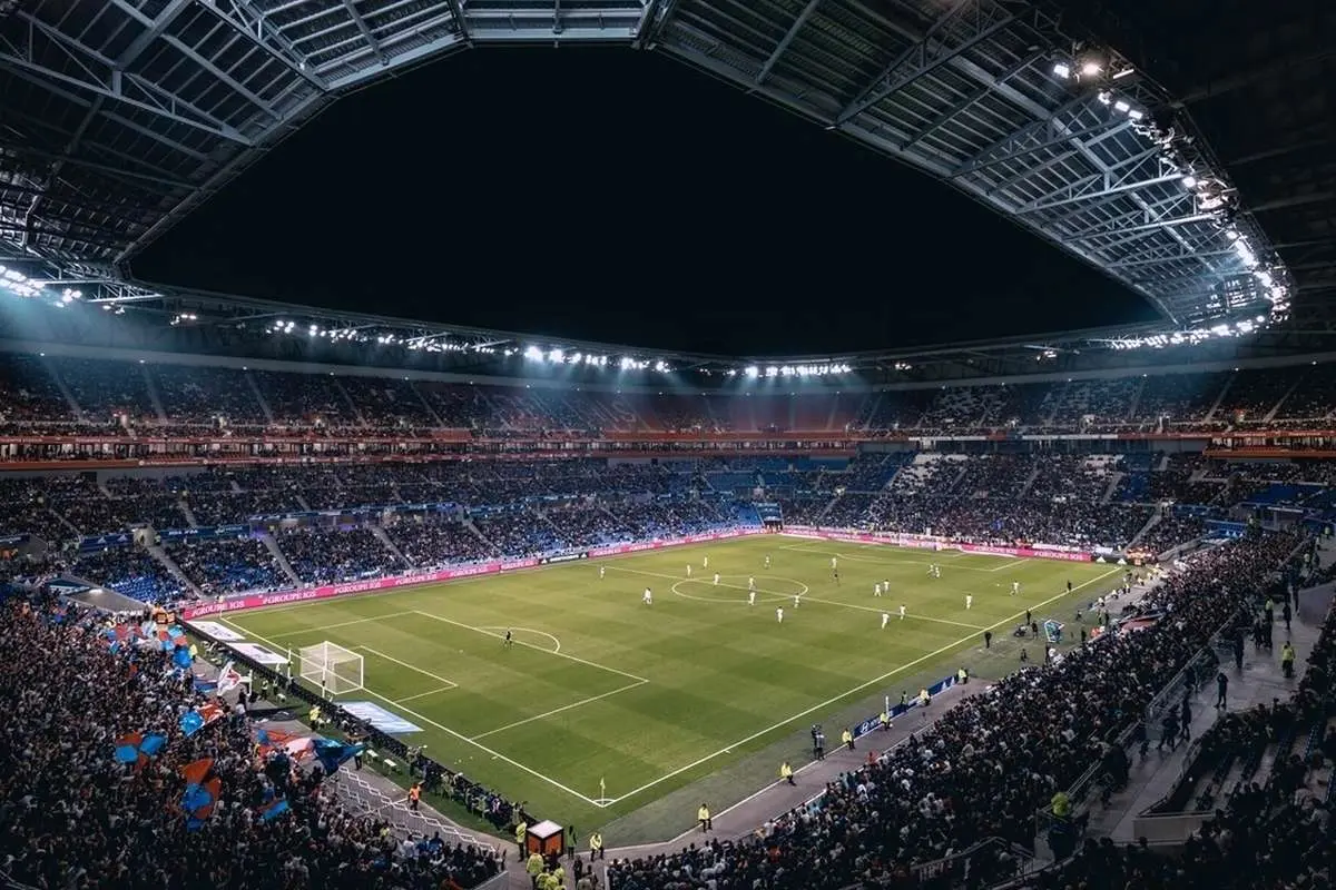 تصاویری هوایی از ورزشگاه دوحه پیش از دیدار پرسپولیس با السد