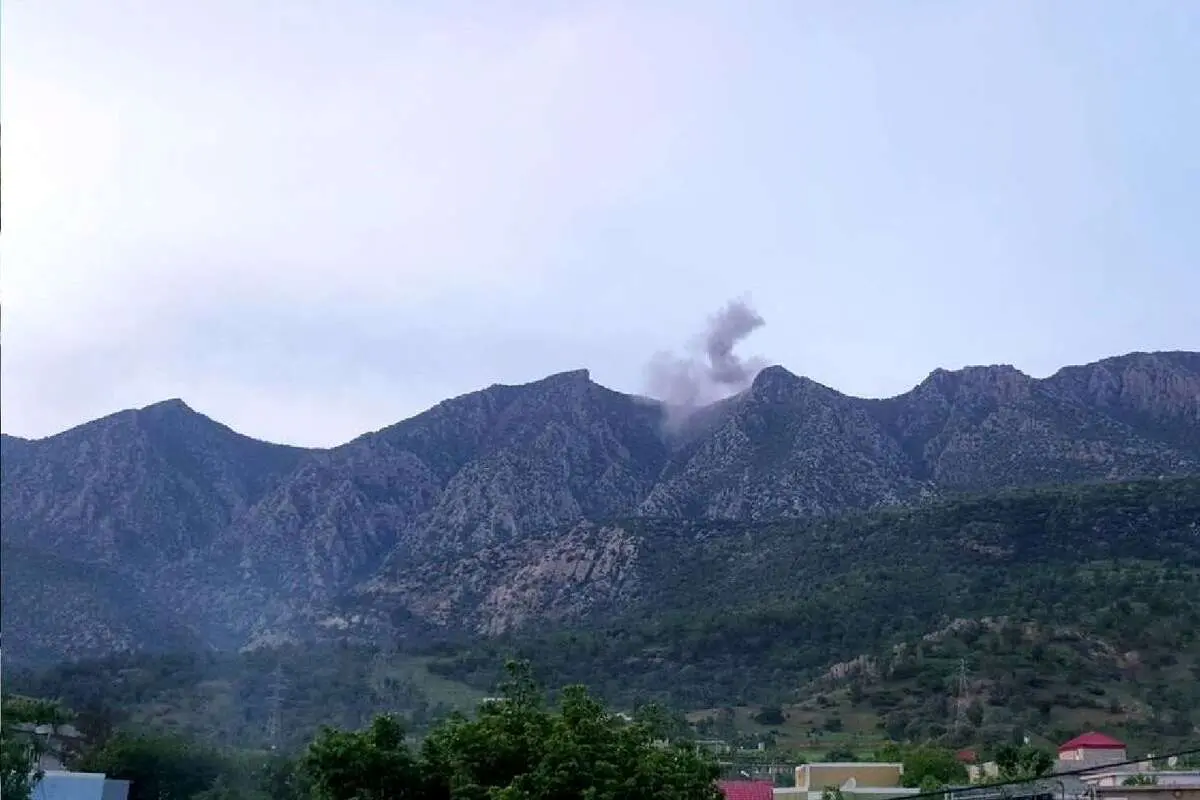 بمباران مواضع پکک توسط ارتش ترکیه
