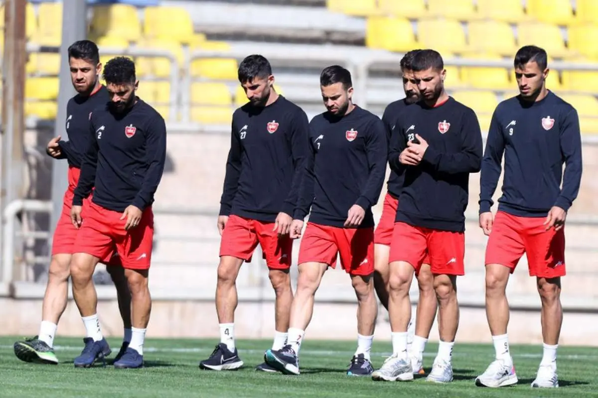 تصویری خاص از تمرین متفاوت پرسپولیس