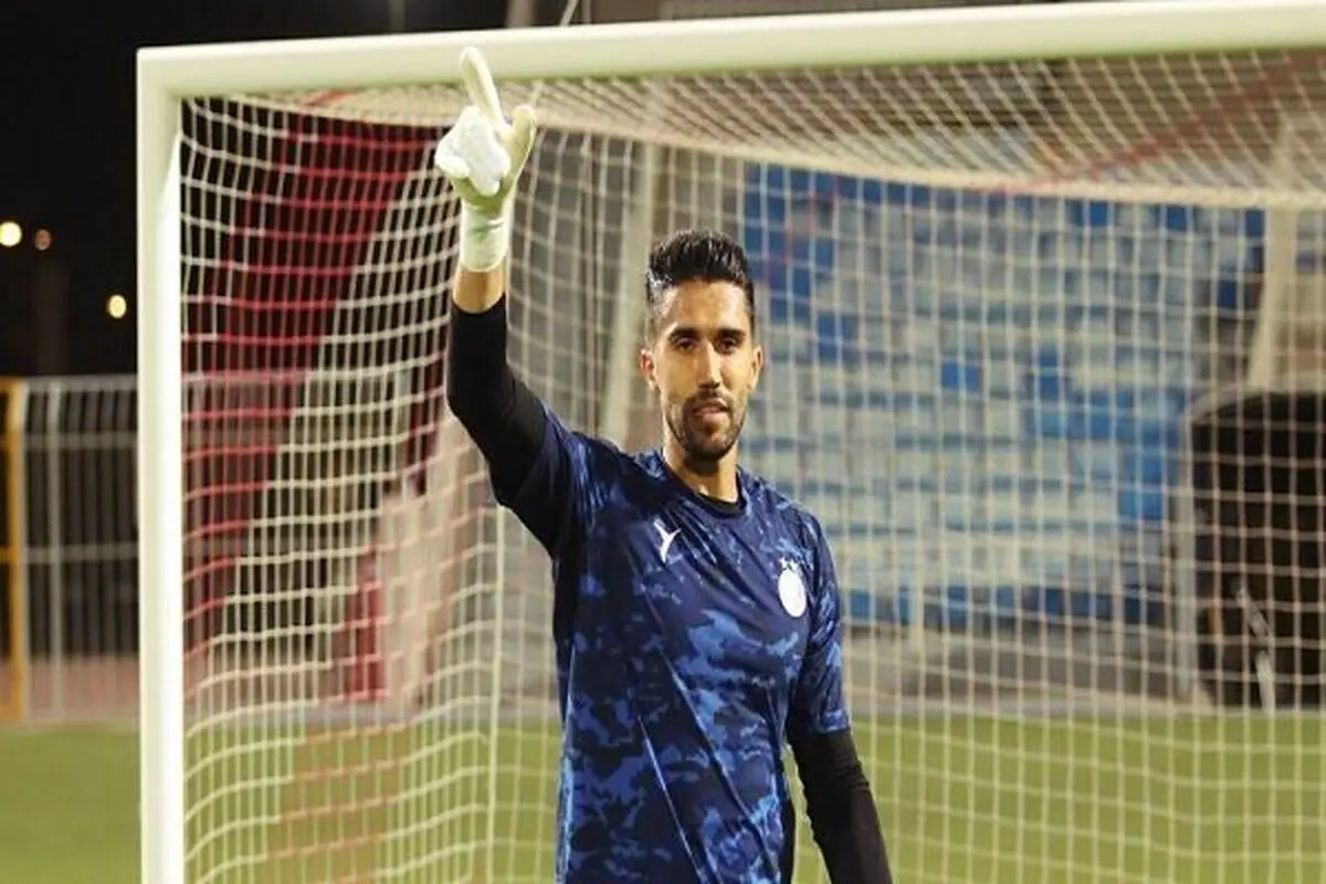 سیدحسین حسینی بهترین بازیکن استقلال مقابل الهلال