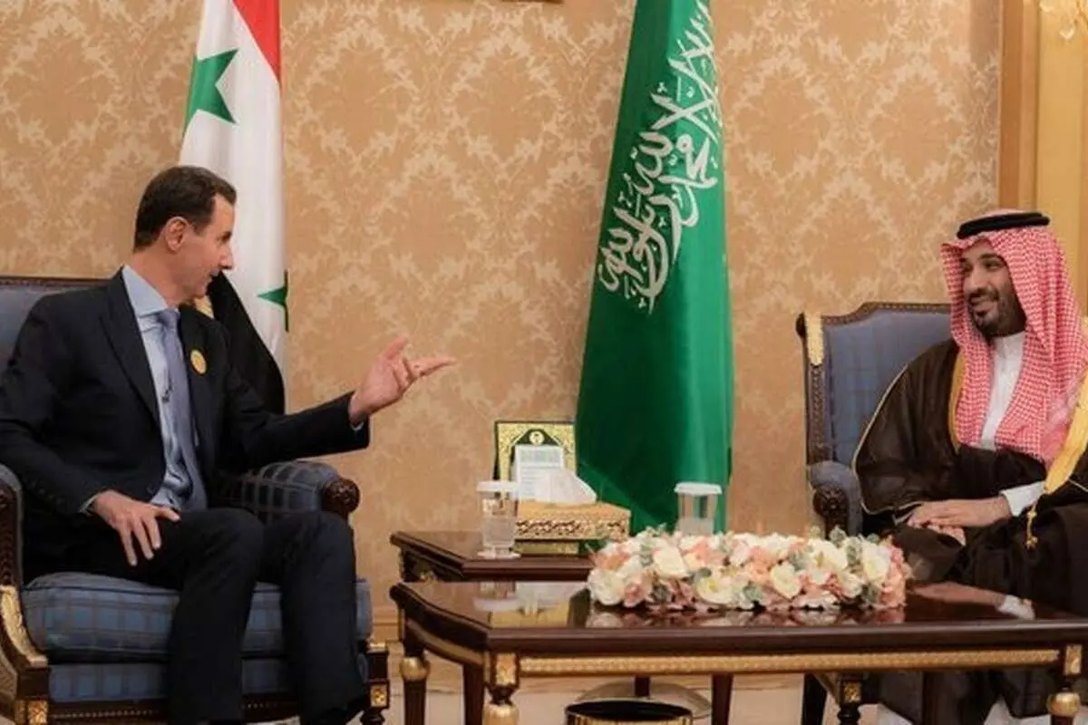 دیدار اسد و بن سلمان در حاشیه اجلاس عربی و اسلامی