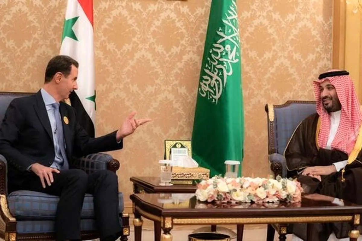 دیدار اسد و بن سلمان در حاشیه اجلاس عربی و اسلامی