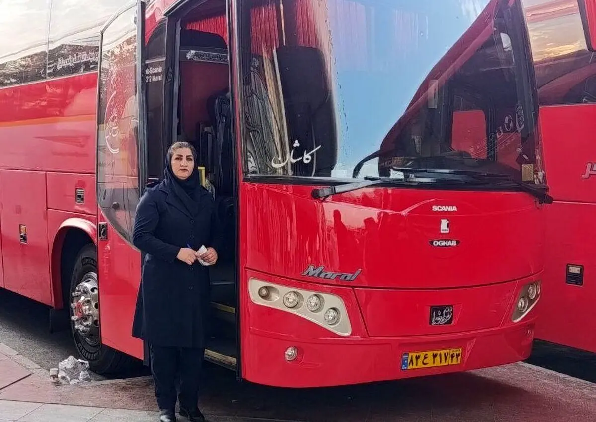 این زن، کاپیتان جاده‌های ایران است