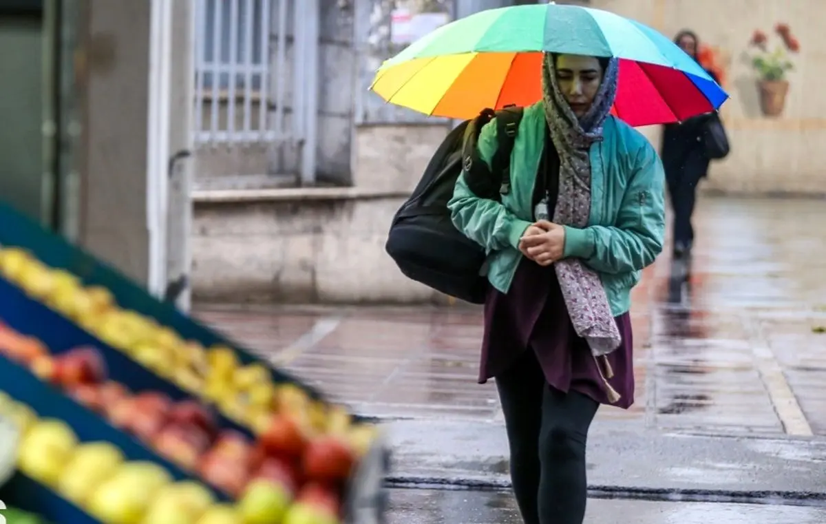 (تصاویر) تهران وقتی باران می‌بارد!