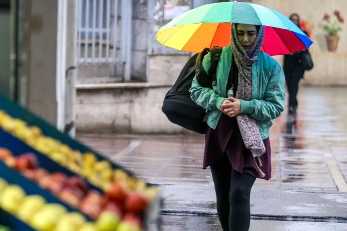 (تصاویر) تهران وقتی باران می‌بارد!