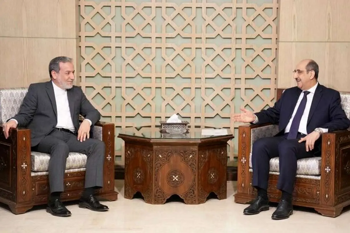 (تصاویر) استقبال عراقچی از وزیر خارجه سوریه