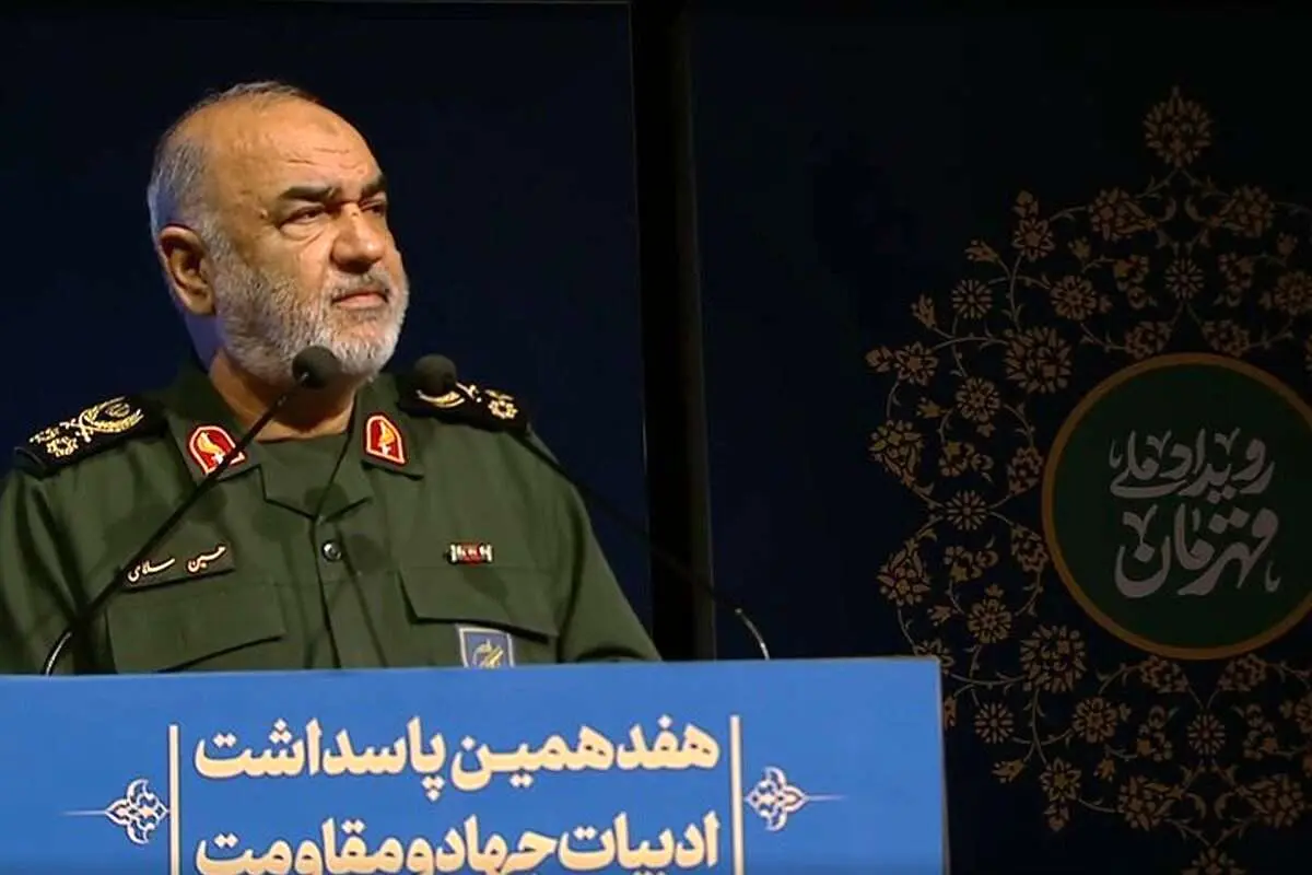 سردار سلامی: مطمئن باشید از اسرائیل انتقام میگیرم