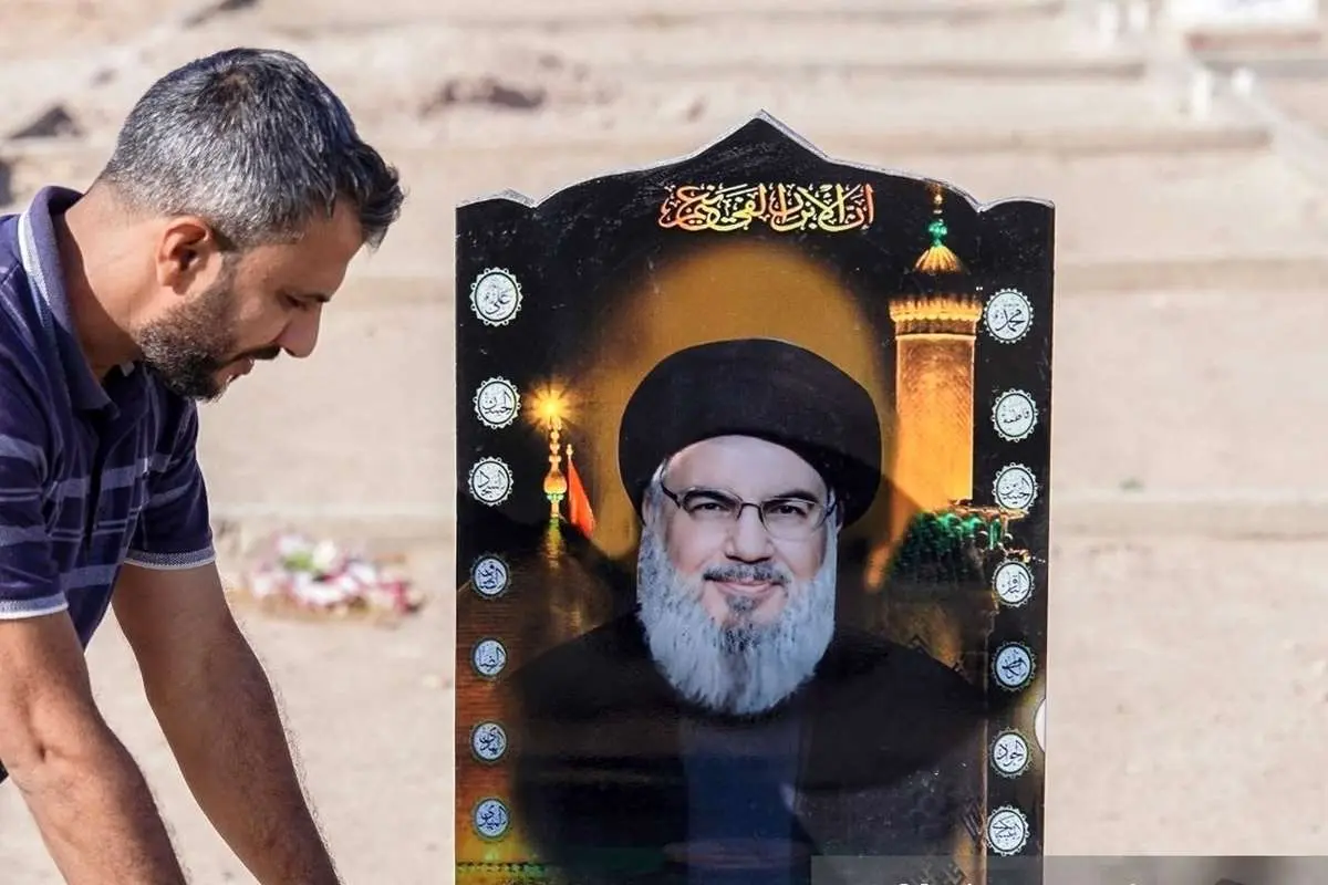 (تصاویر) آرامگاه سید حسن نصرالله در نجف اشرف