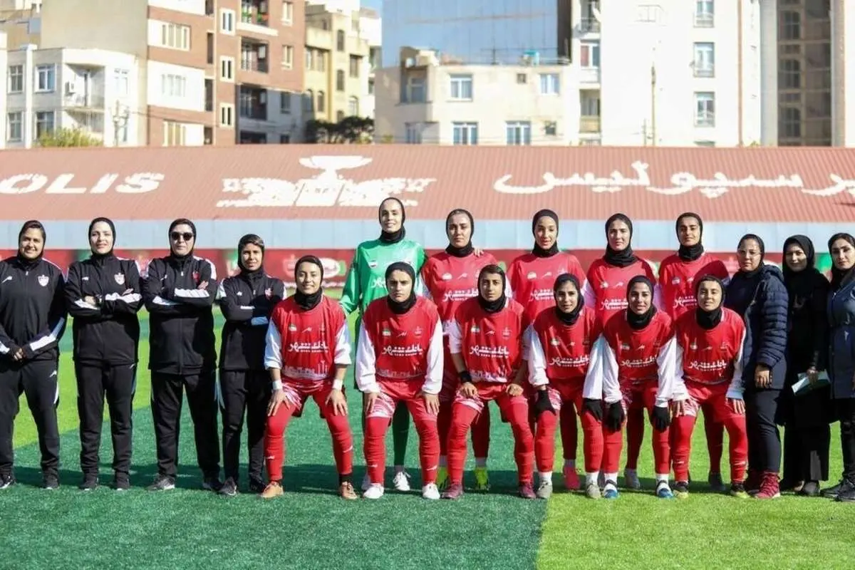 (عکس) تصاویر اولین پیروزی تاریخ زنان پرسپولیس