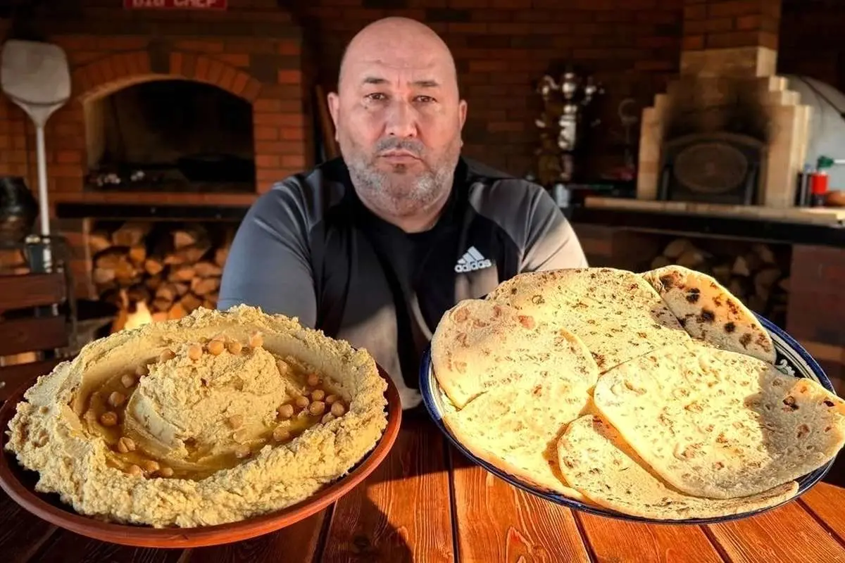 (ویدئو) تهیه "حمص" به روش زوج آشپز داغستانی