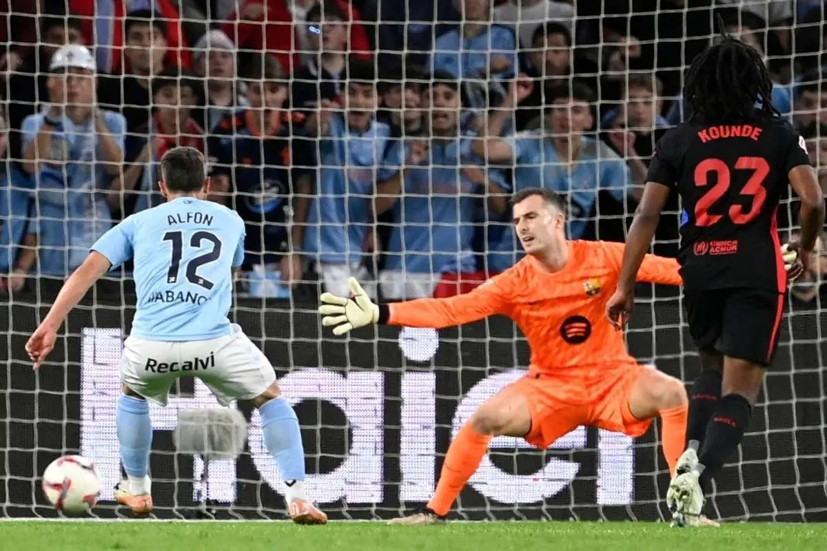 سلتاویگو ۲ - بارسلونا ۲؛ فروپاشی در ۴ دقیقه