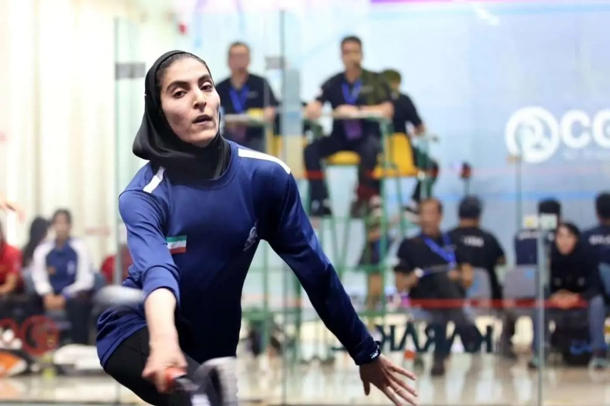 دختر اسکواش ایران در هند برنزی شد