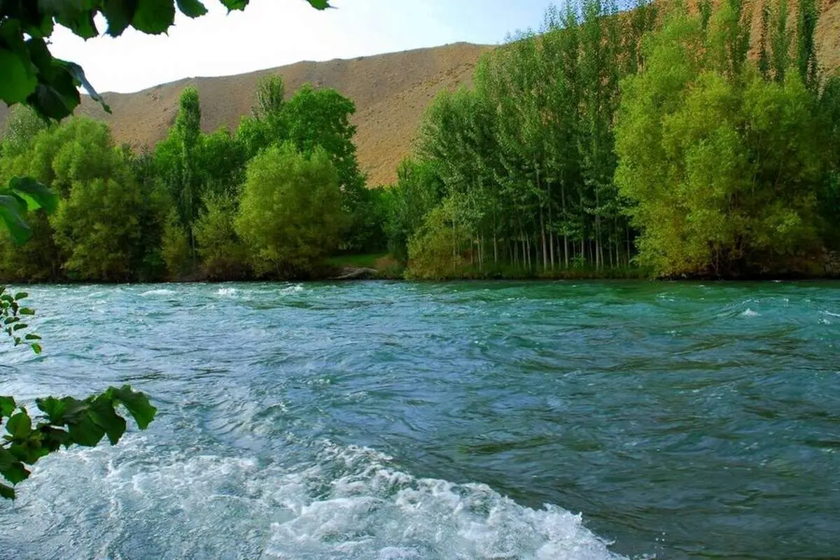 نمایی زیبا از زاینده رود اما نه در اصفهان!