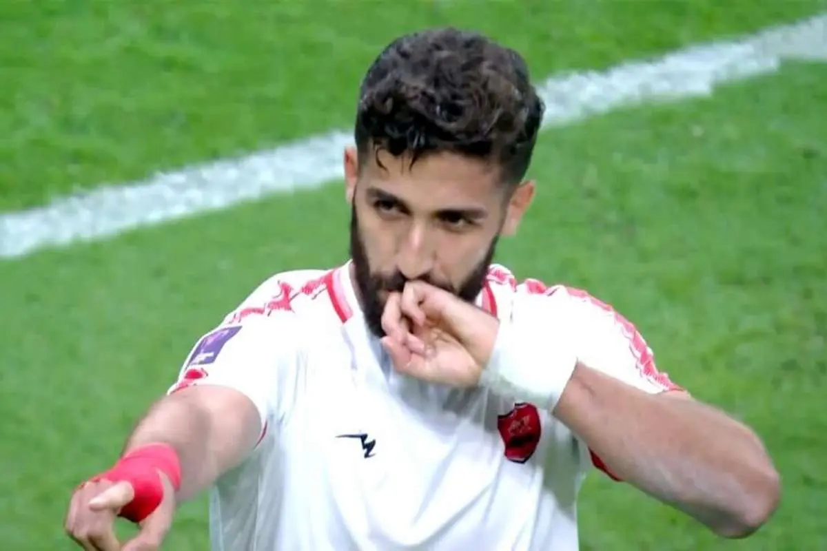 (ویدیو) گل اول پرسپولیس مقابل الریان توسط فرشاد فرجی دقیقه ۱۷