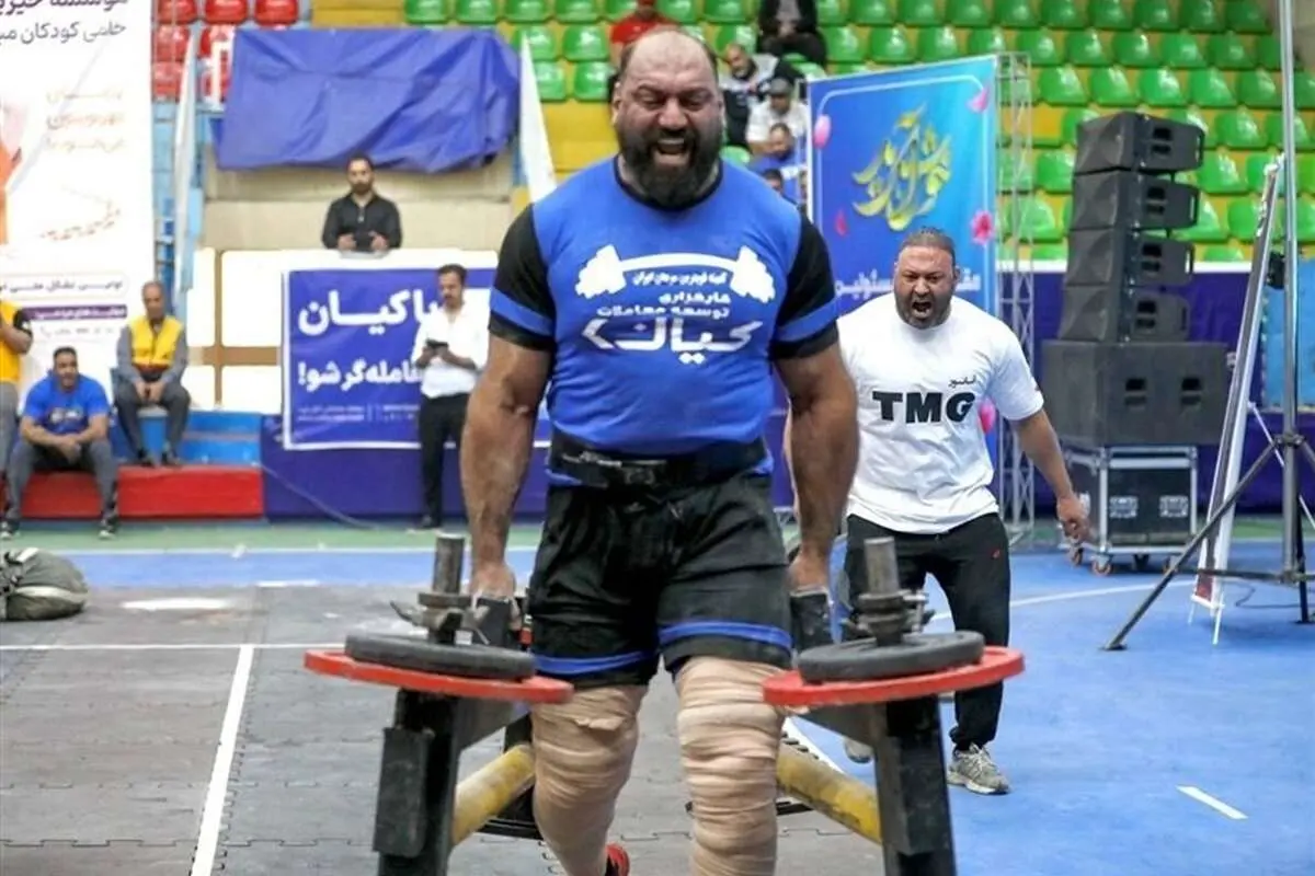 رضا قیطاسی باز هم قویترین مرد ایران شد