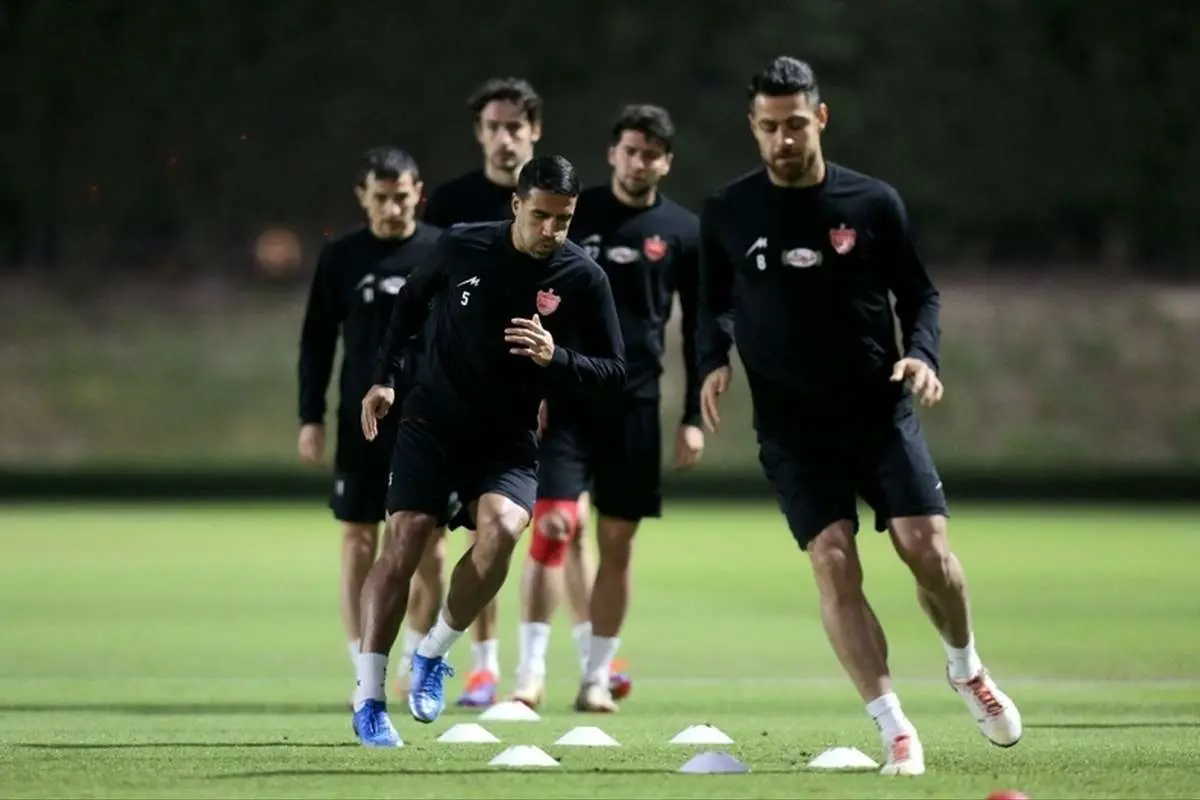 تمرینات کارلوس گاریدو با حضور همه ستارههای پرسپولیس