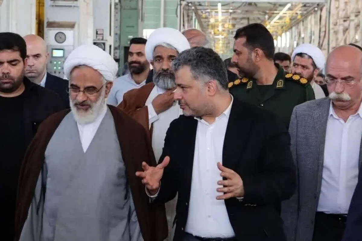 بهره برداری از کارخانه خط رنگ رباتیک کرمان موتور در بم