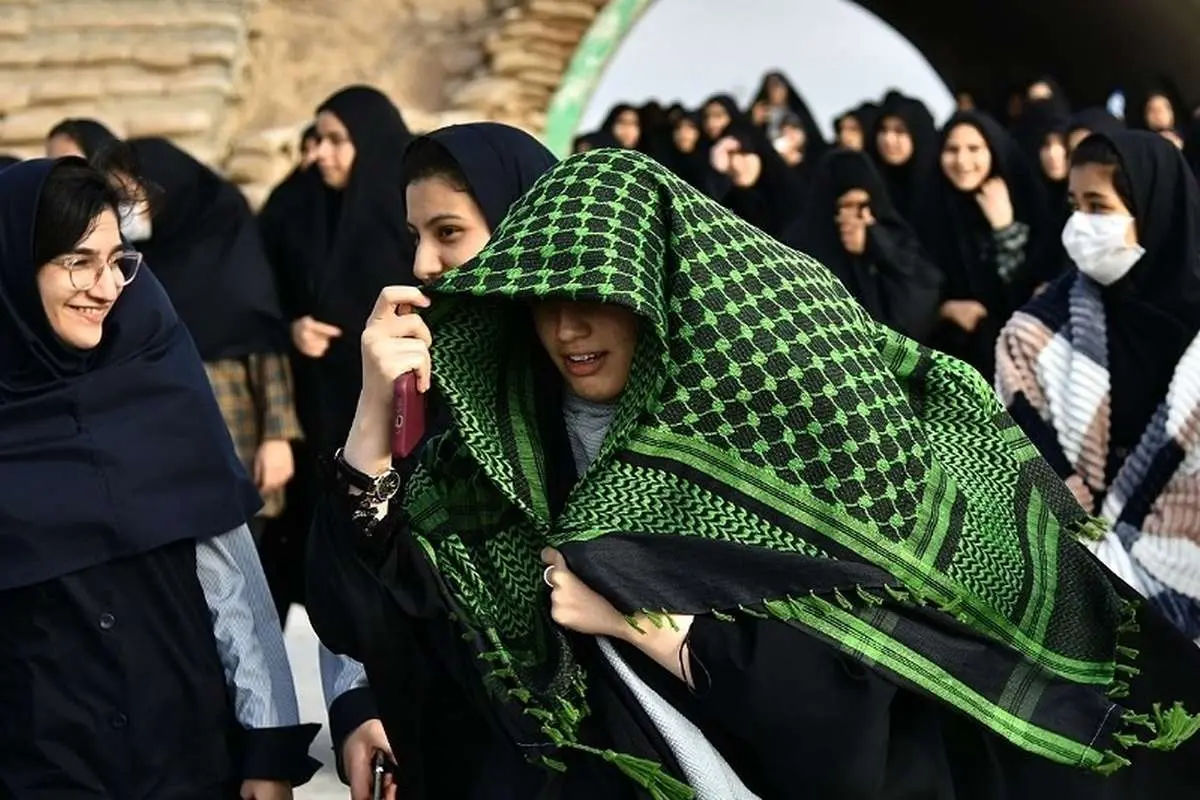 (تصاویر) حضور پرشور دختران دانش آموز در راهیان نور