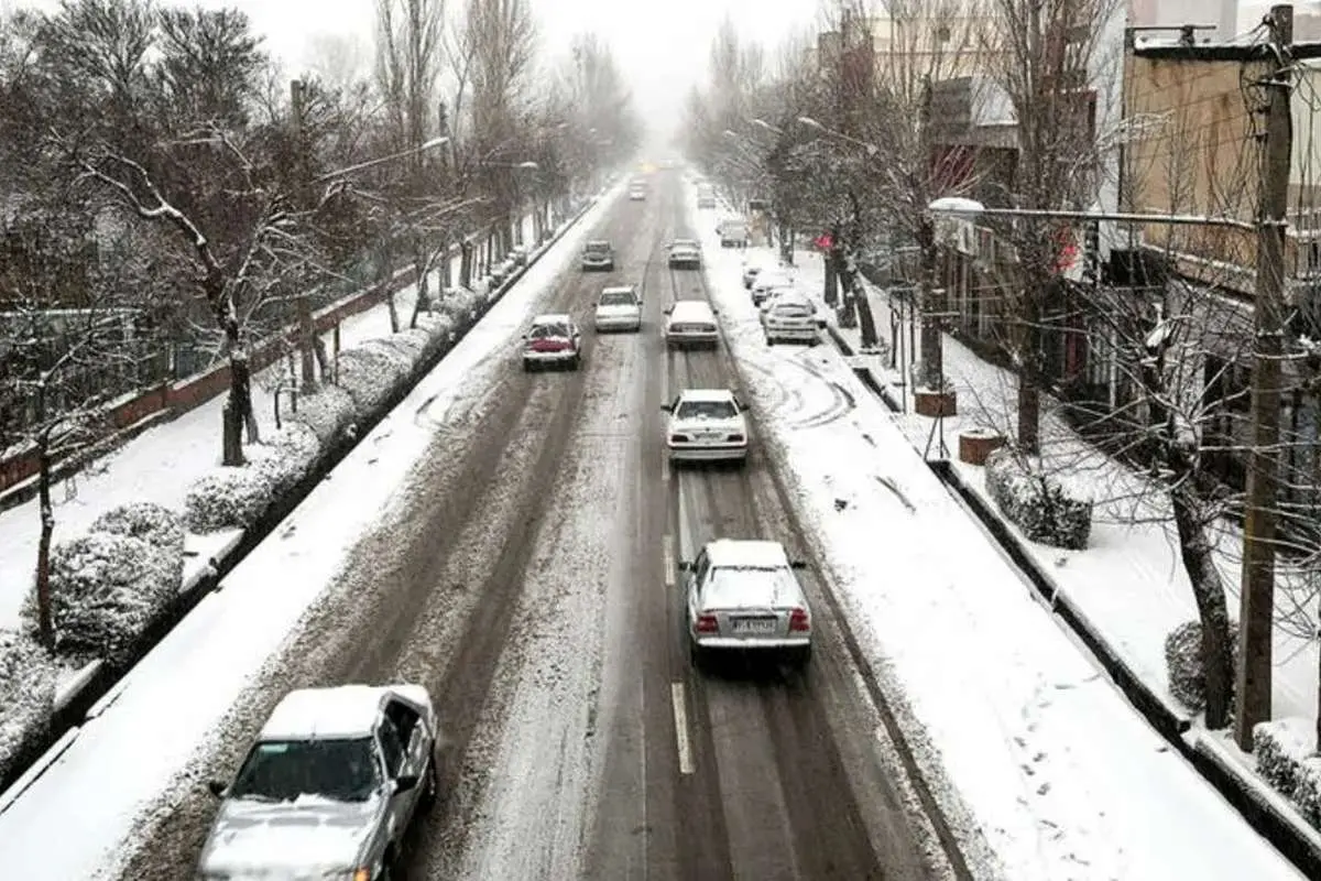 سرما و برف در راه تهران