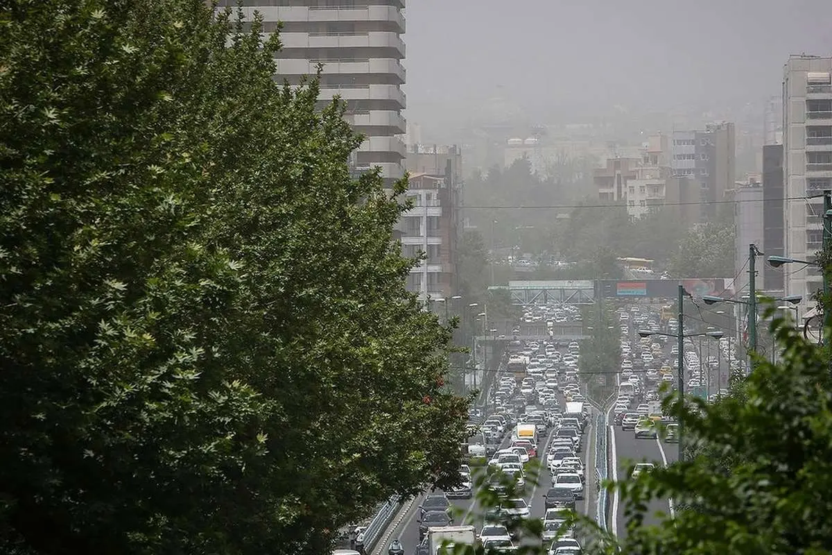 تهران نفس ندارد؛ ۱۵ نقطه در وضعیت قرمز
