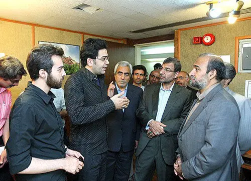 عکس> معاون رئیس جمهور و فرزاد حسنی